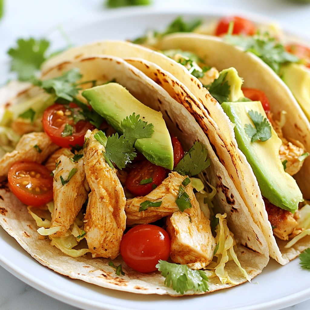 Zesty 15-Minute Meals Lime Chicken Tacos Recipe