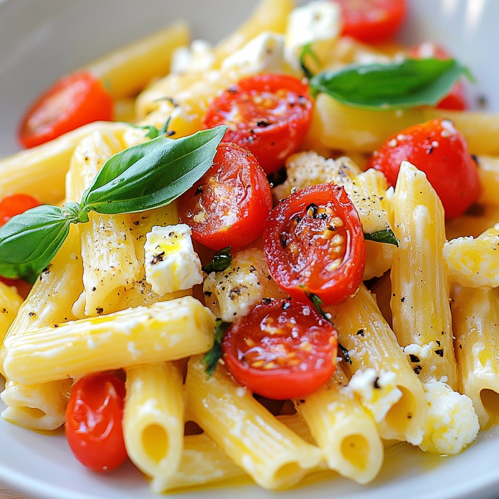 Tangy 5-ingredient Recipes Greek Feta Pasta Dish