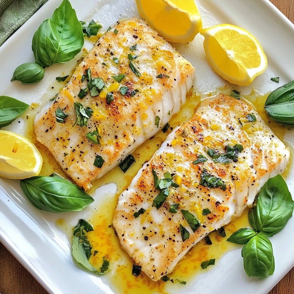 Simple 5-Ingredient Recipes Lemon Basil Cod Delight