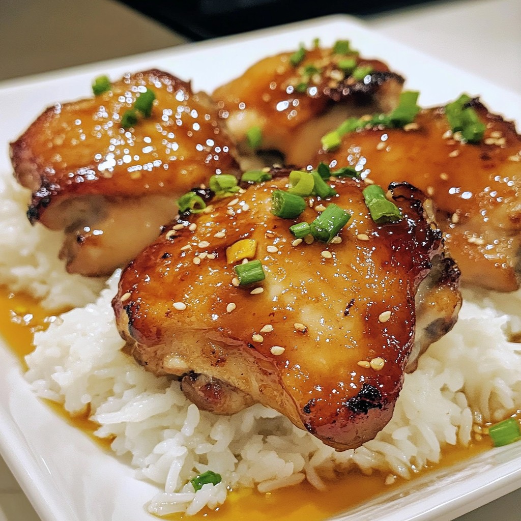 Tangy 5-ingredient recipes Teriyaki Glazed Chicken Delight