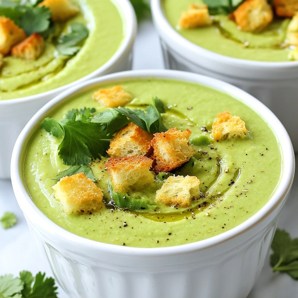 Refreshing Quick Recipes Avocado Gazpacho Delight