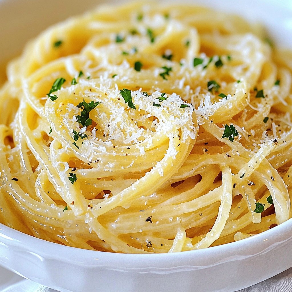 Simple 5-Ingredient Recipes Creamy Garlic Pasta Delight