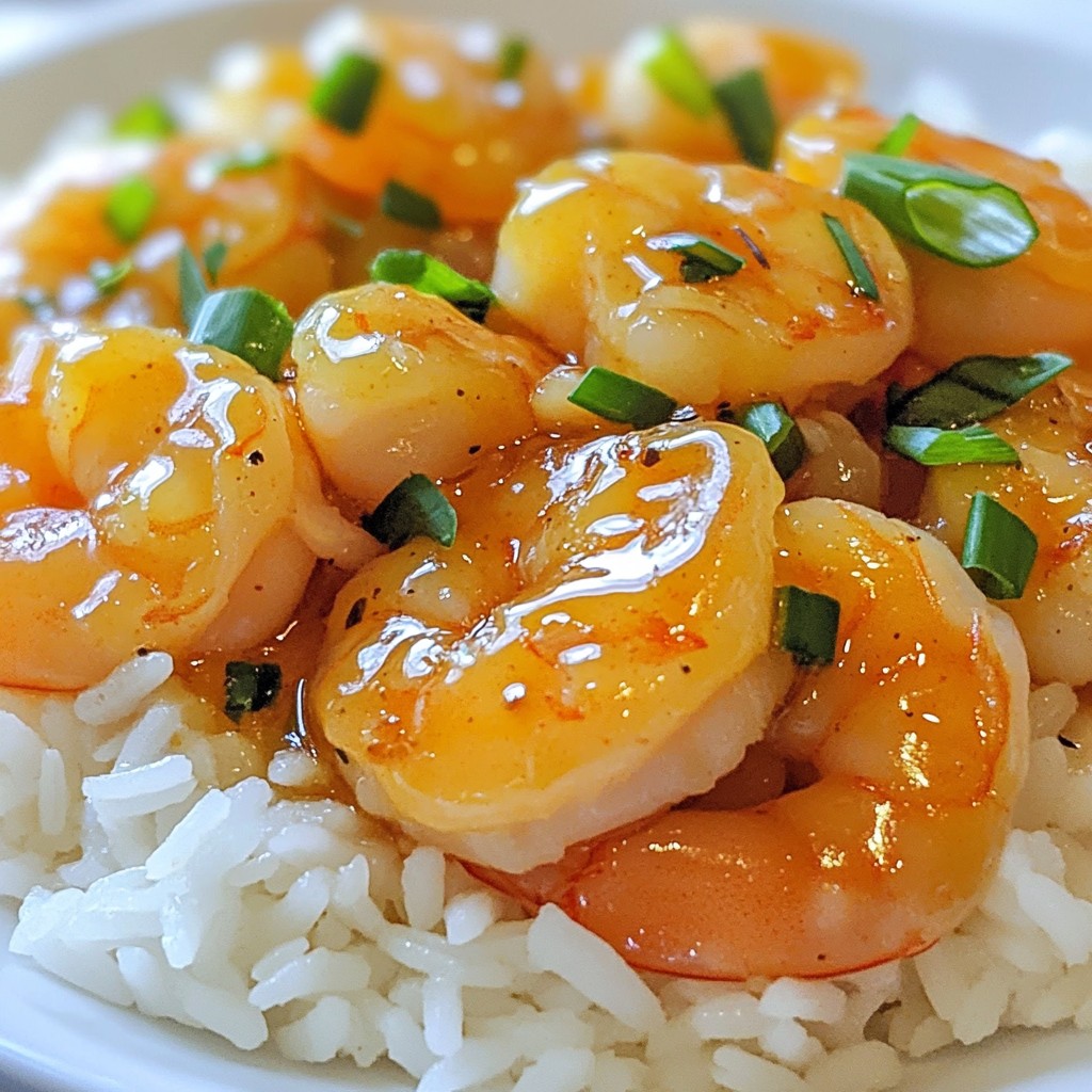 Juicy 15-Minute Meals Honey Garlic Shrimp Delight