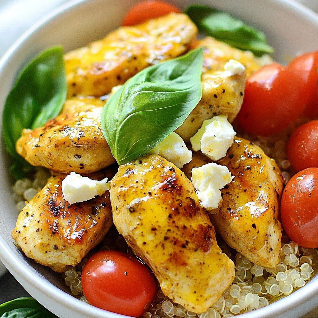 Zesty 15-Minute Meals Lemon Basil Chicken Bowl Delight