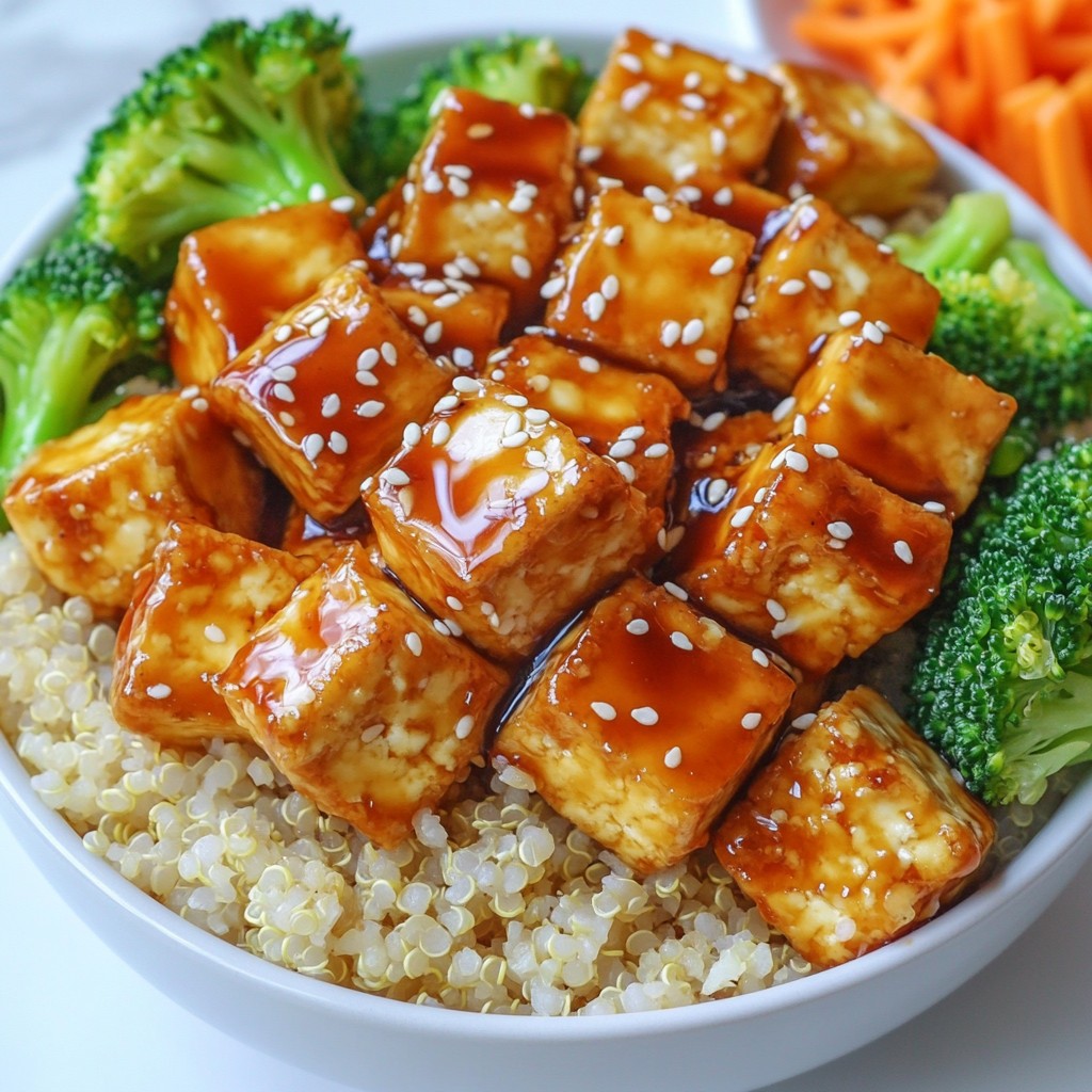 Crispy Simple Meals Sesame Tofu Bowls Recipe