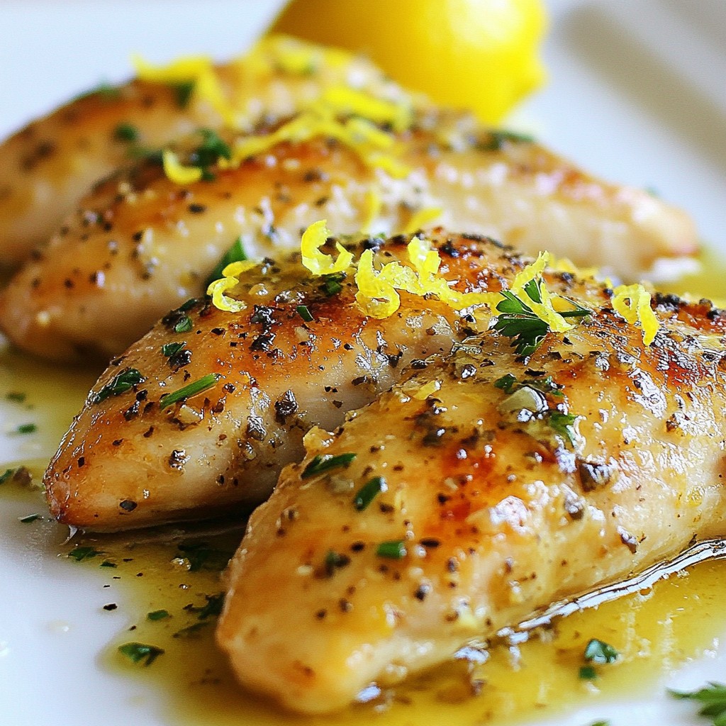 Succulent 15-Minute Meals Lemon Herb Chicken Recipe