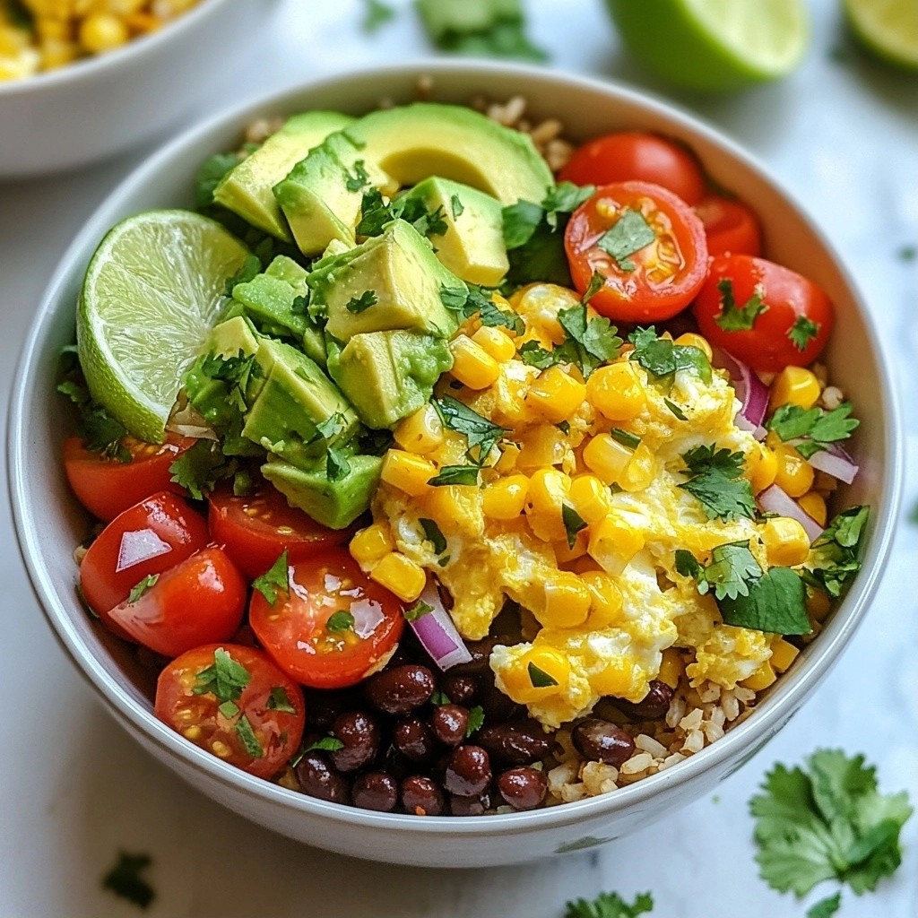Hearty Easy Meals Breakfast Burrito Bowl Recipe