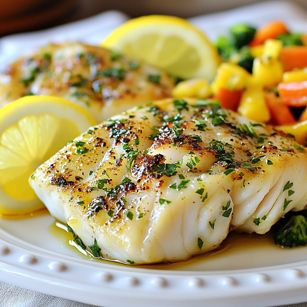 Tangy 5-ingredient Recipes Lemon Herb Cod Delight