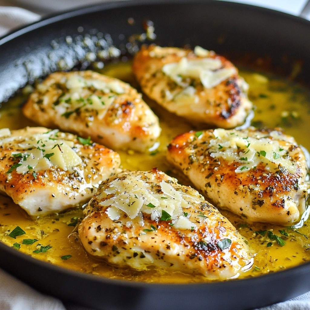 Quick 5-ingredient recipes Garlic Parmesan Chicken Delight