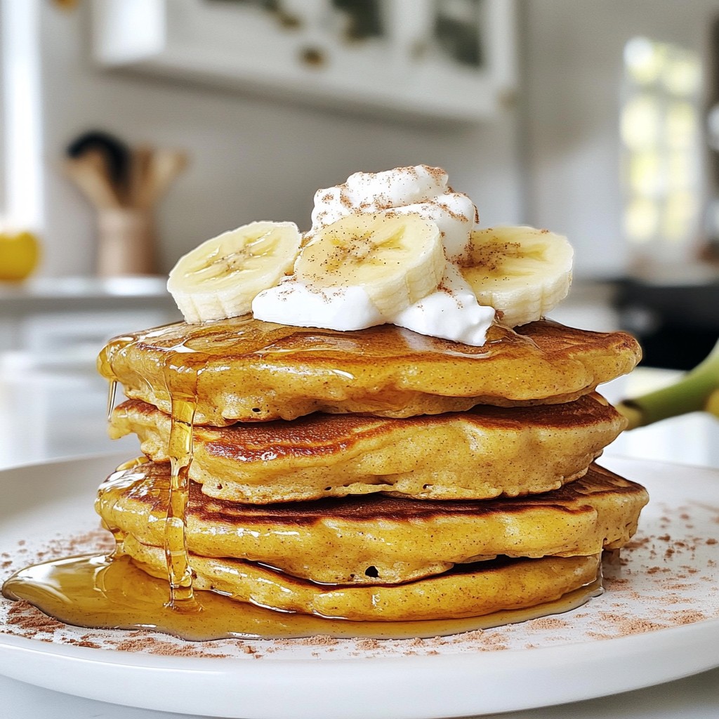 Fluffy Fast Cooking Cinnamon Protein Pancakes Recipe