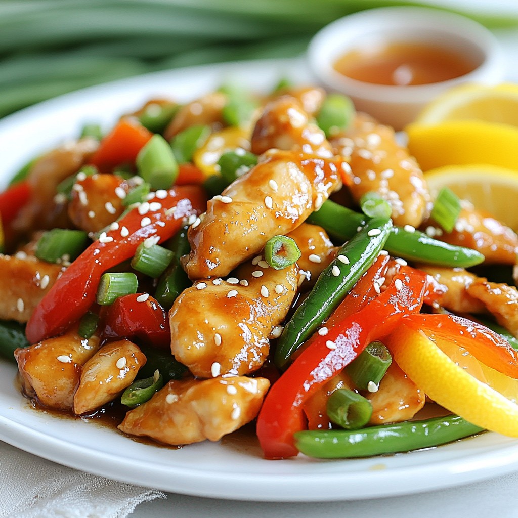 Zesty 15-Minute Meals Lemon Chicken Stir-Fry Recipe