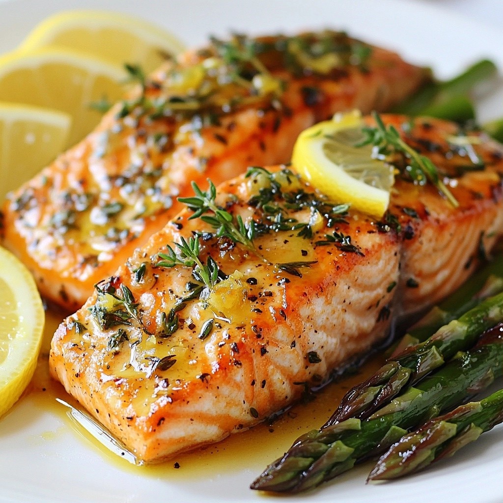 Herby 5-ingredient Recipes Lemon Thyme Salmon Delight
