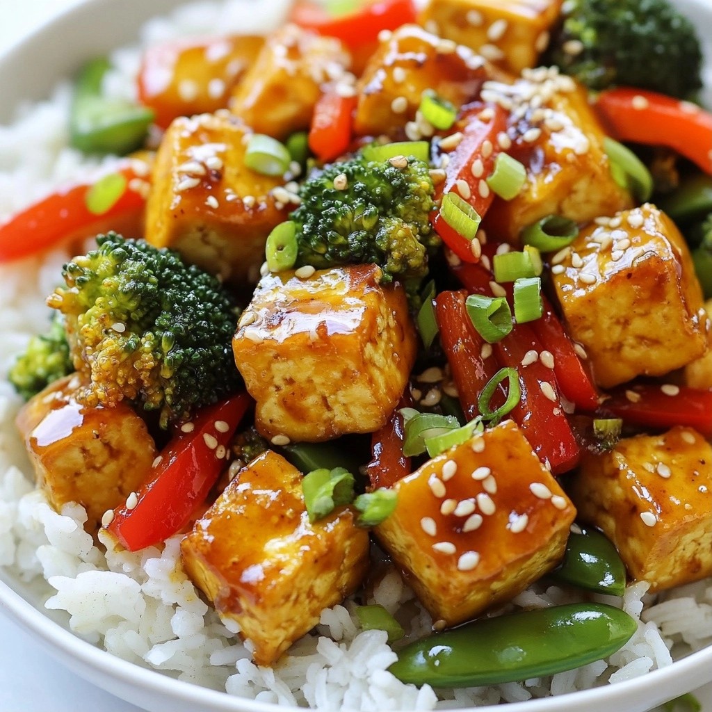 Hearty 15-Minute Meals Sesame Ginger Tofu Stir-Fry
