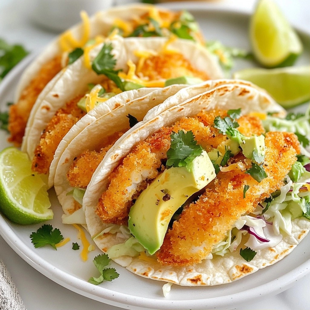 Crispy 15-Minute Meals Lemon Pepper Fish Tacos Delight