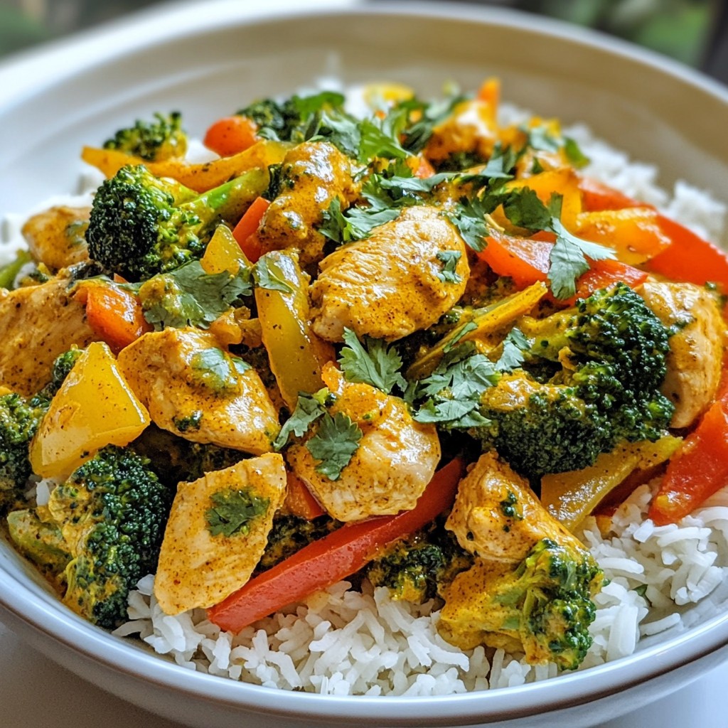 Spicy 15-Minute Meals Chicken Curry Stir-Fry Delight