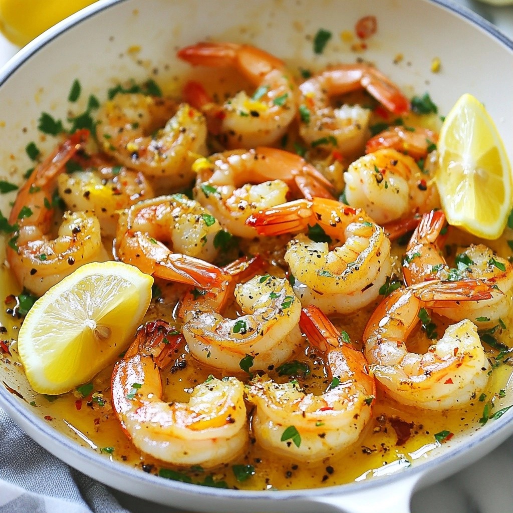 Crispy 15-Minute Meals Lemon Garlic Shrimp Delight