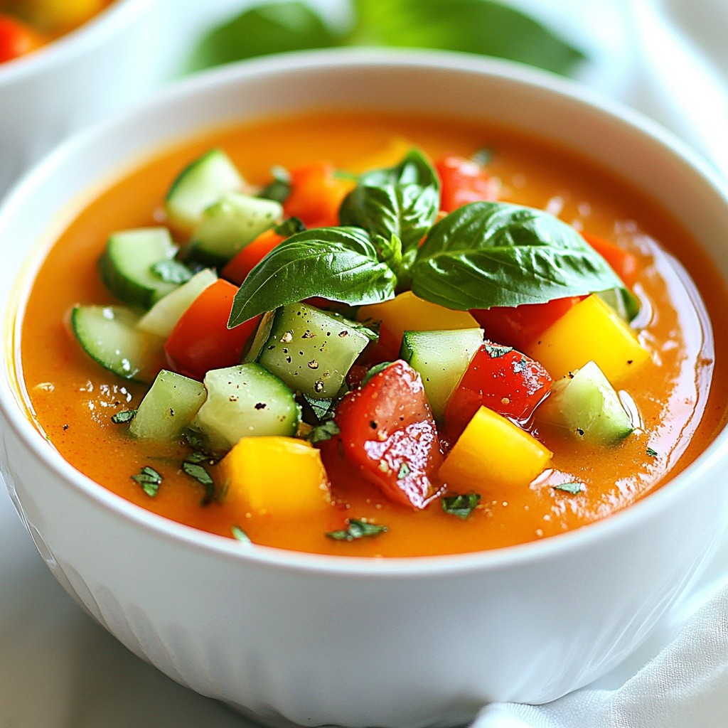 Refreshing Simple Meals Gazpacho Soup Recipe Today