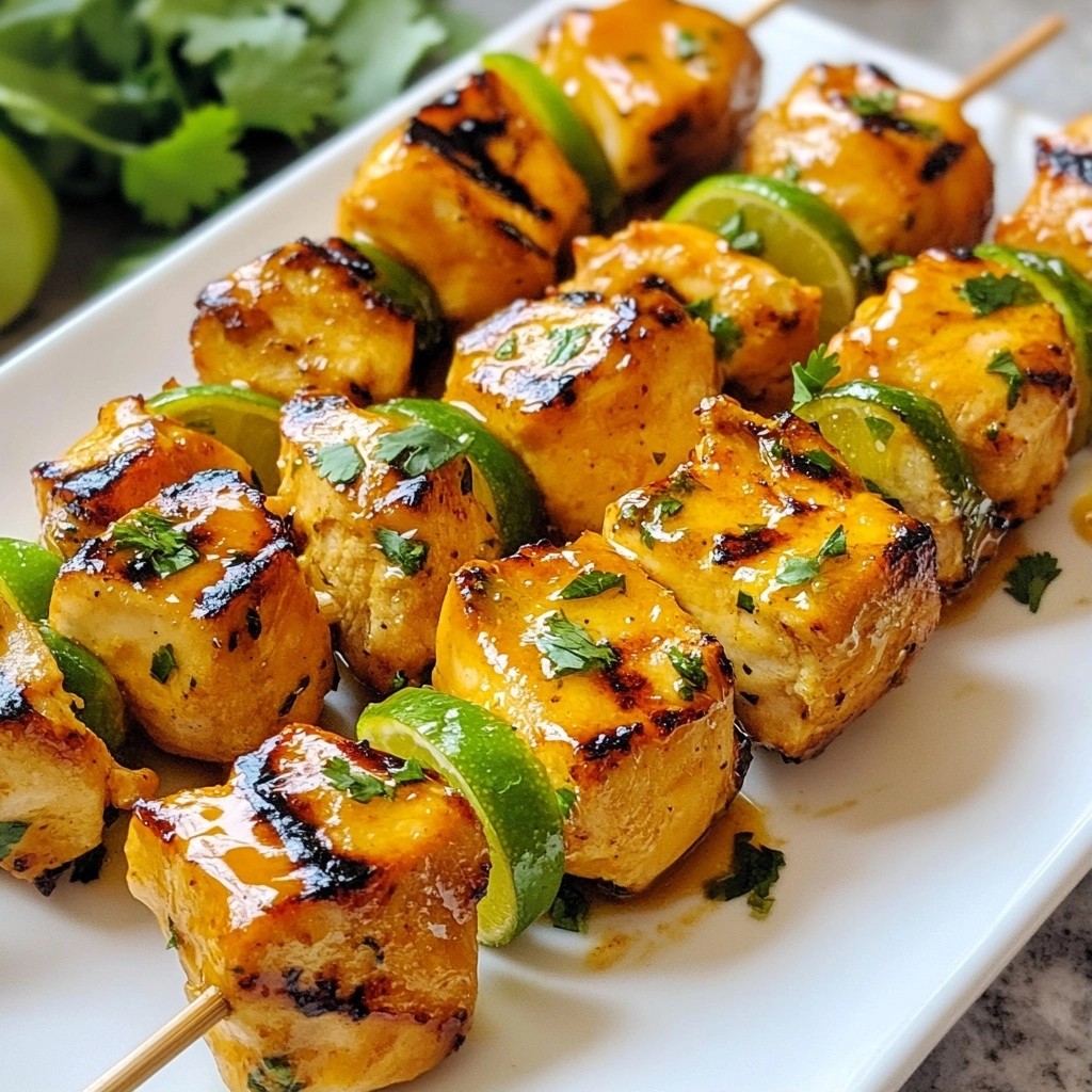Spicy 15-Minute Meals Honey Lime Chicken Skewers Bliss