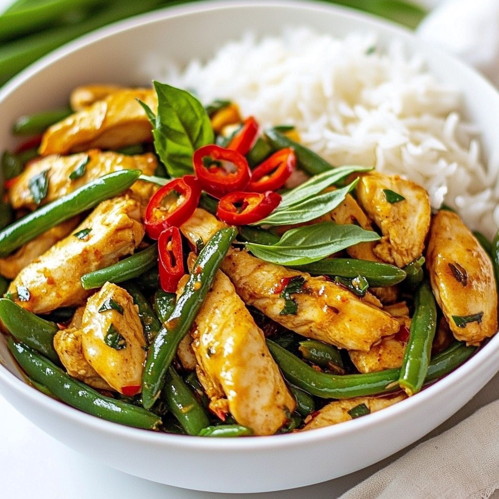 Spicy 15-Minute Meals Thai Basil Chicken Delight