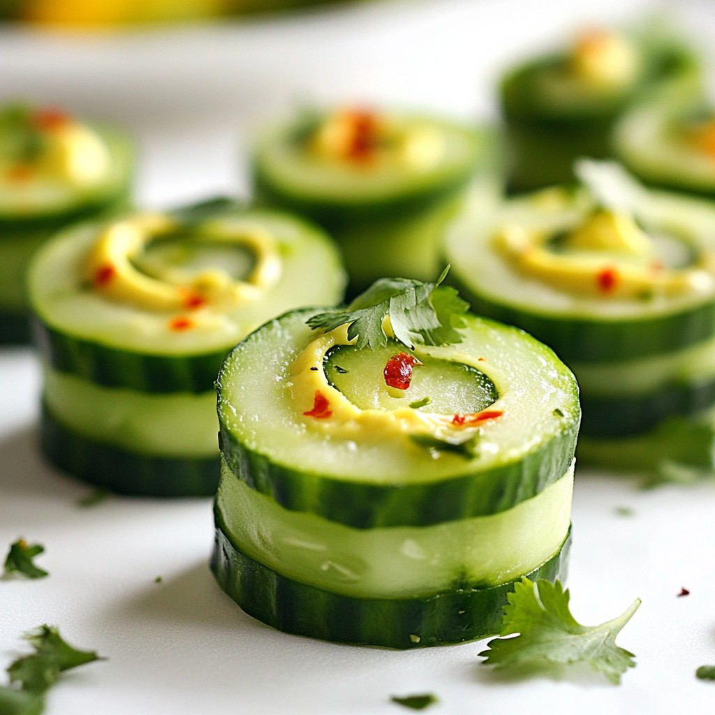 Easy meals Spicy Cucumber Avocado Wraps Delight