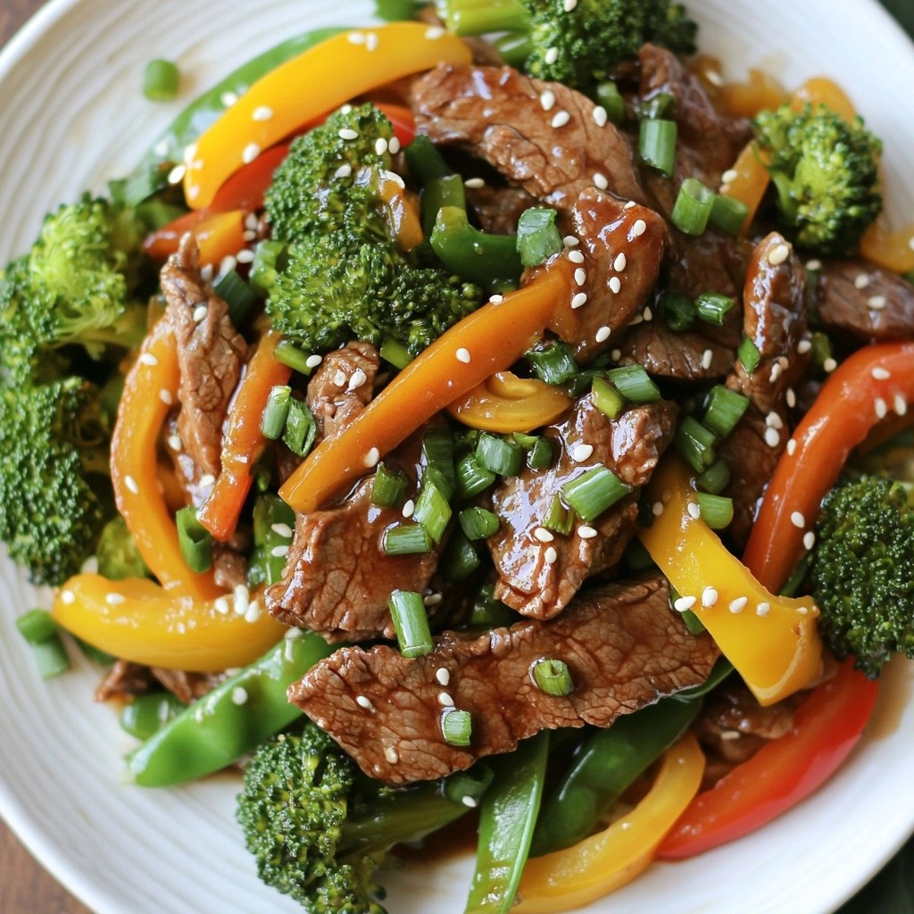 Fast Cooking Ginger Teriyaki Beef Stir-Fry Delight