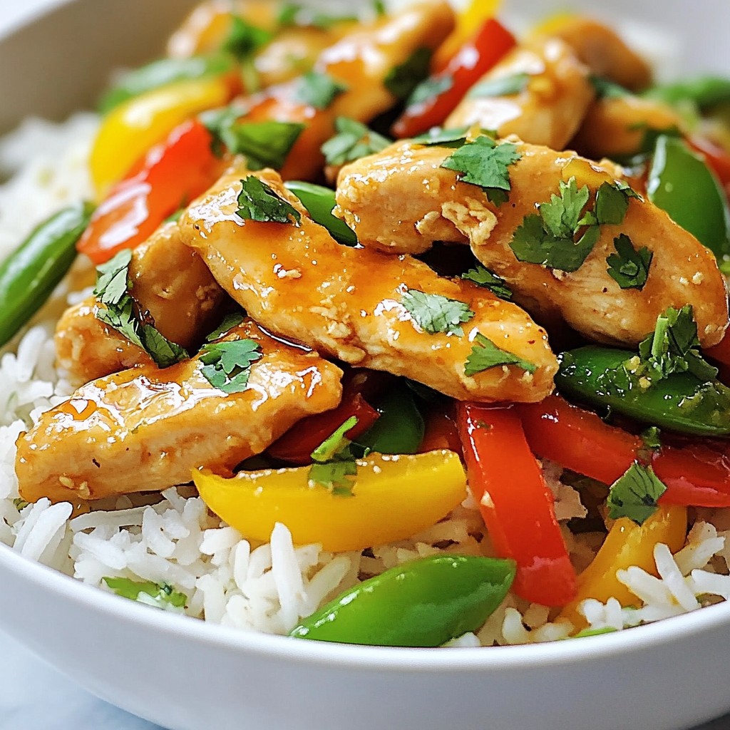 Zesty 15-Minute Meals Honey Lime Chicken Stir-Fry
